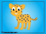 link tocartoon baby cheetah vector free